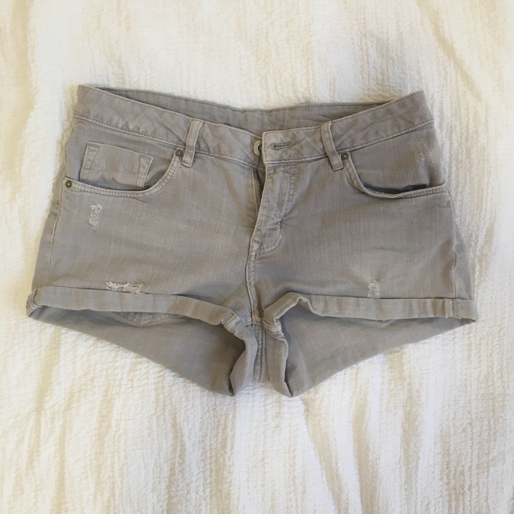 Grey Short Shorts